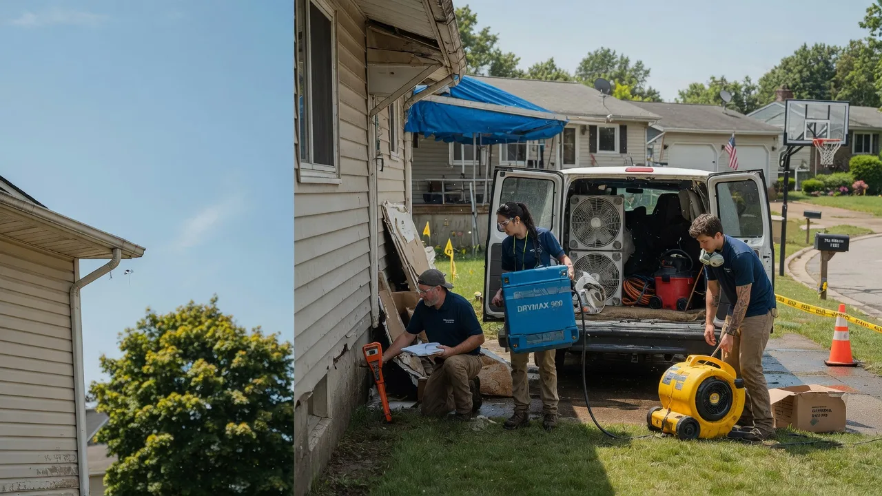 Ceiling Leak Cleanup in Bridgewater, NY near me